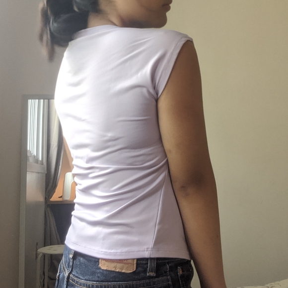 Lavender off pink vintage fila top - Picture 2 of 3